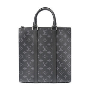Louis Vuitton Monogram Eclipse Black Sac Plat Cross Bag